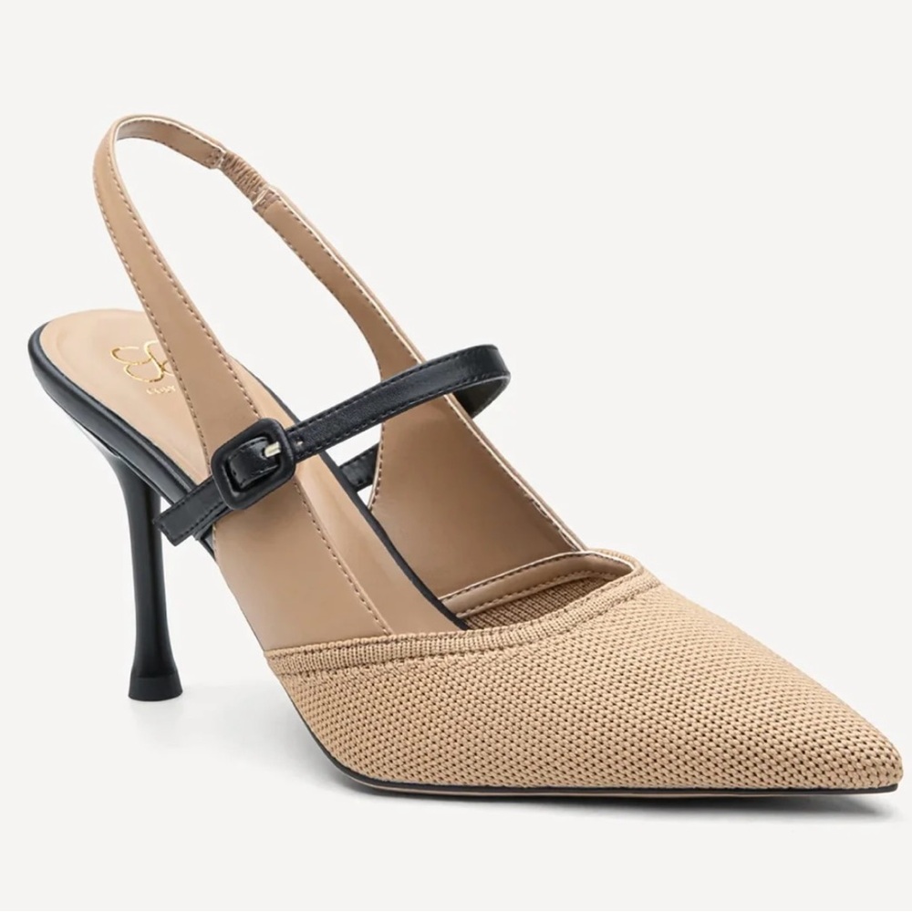 Cosy Island StrikeStep Slingback Heels Size 7 NEW